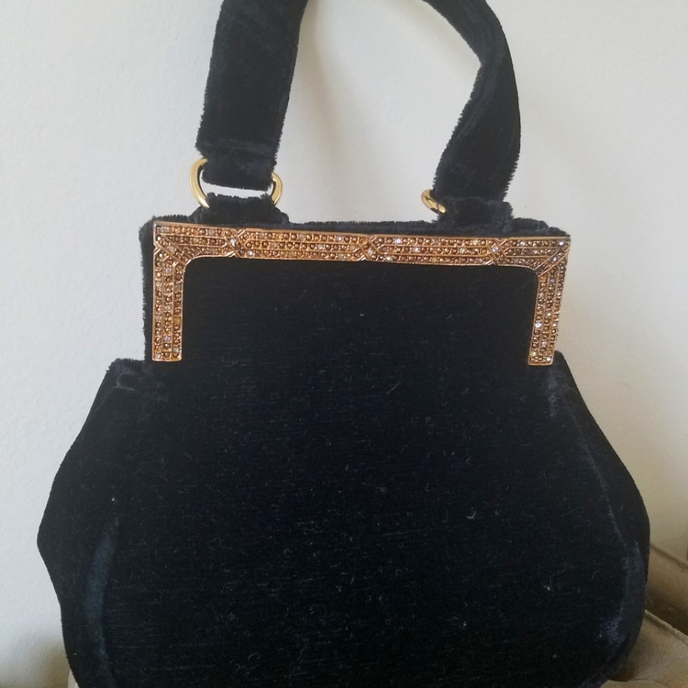 Vintage Velvet Handbag